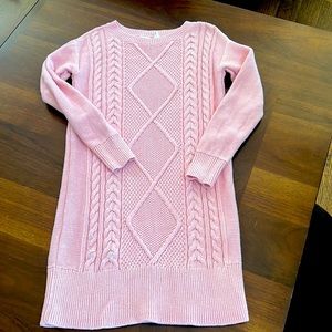 Girls Gap Kids pink sweater dress